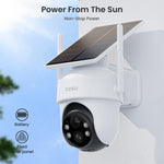 aosu D1 Classic Wireless Security Camera System - 4-Cam Kit, Solar Powered, Outdoor