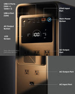 Anker SOLIX S2000 Portable Power Station - 2010Wh, 1500W/3000W Peak, LiFePO4