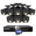 ANNKE 3K Lite Wired Security Camera System - 8x 2MP Cameras, 1TB HDD, Outdoor