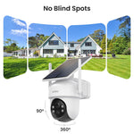 aosu D1 Classic Wireless Security Camera System - 4-Cam Kit, Solar Powered, Outdoor