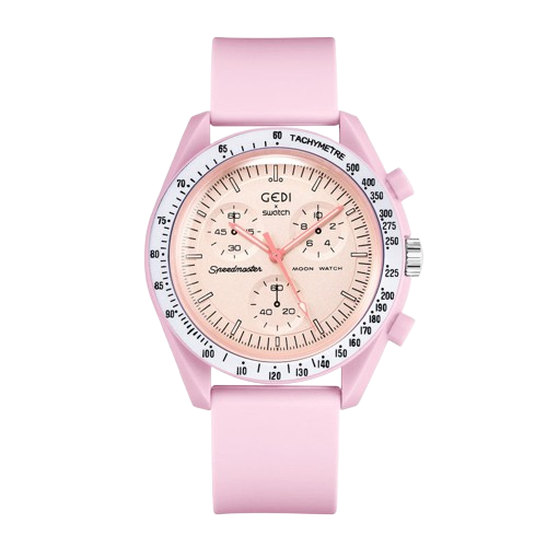 Greenmowers Women's Colorful Silicone Quartz Watch – Large Dial Fashion Style